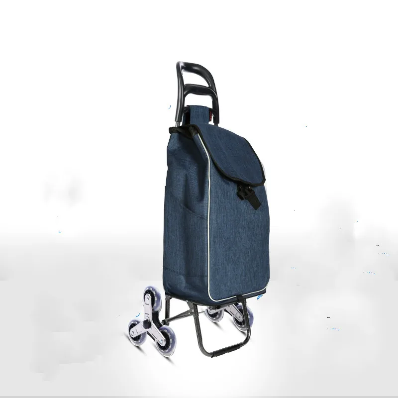 

Shopping cart climb stairs to buy food carts for the elderly supermarket portable folding hand push luggage pull trolley