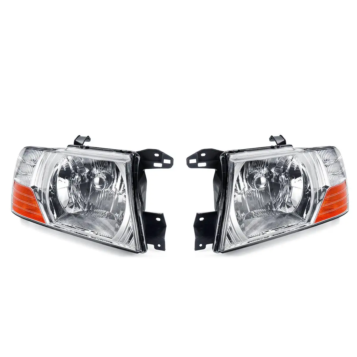1 пара фар для Mitsubishi Pajero Montero 2000 2001 2002 2003 2004 2005 2006 комплект для освещения автомобиля противотуманная фара