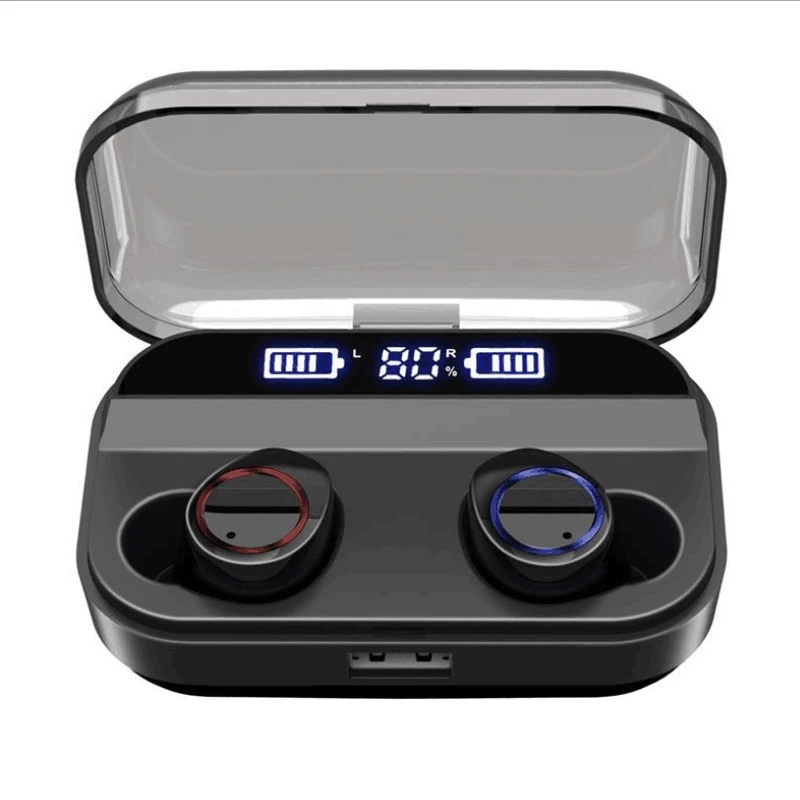 

Newest Wireless Touch TWS Bluetooth Headset 11 with Digital Display 5.0 4000mAh X7 Waterproof Anti-Fingerprint Sports Headphones