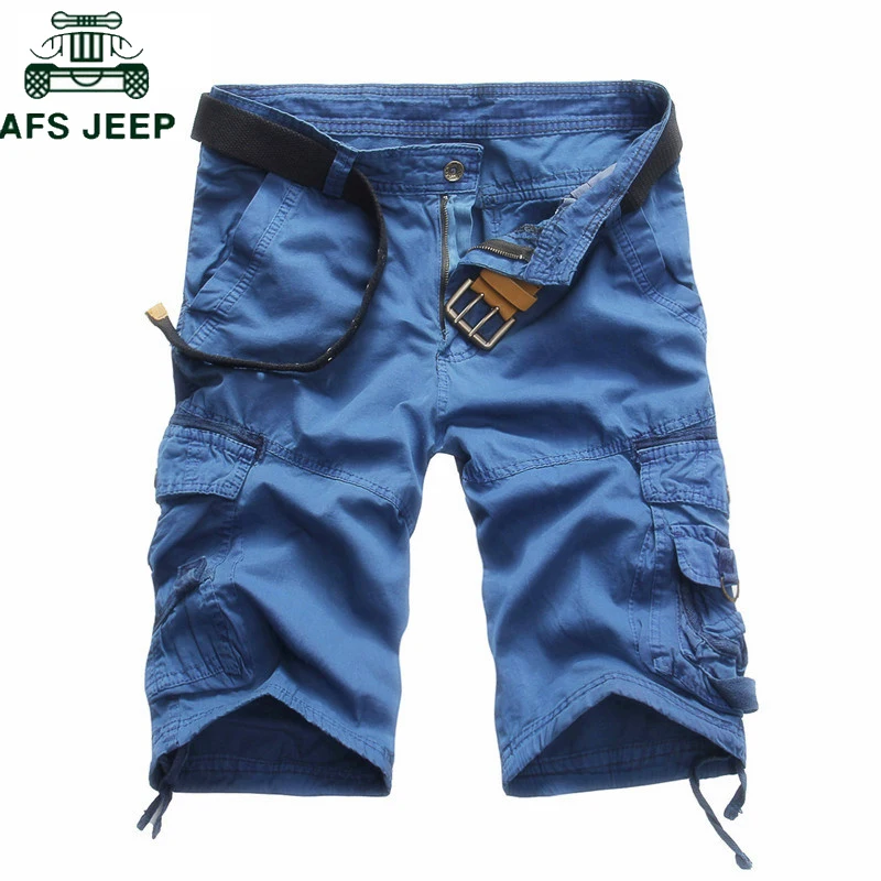 Летние военные камуфляжные мужские шорты Карго плюс размер мульти-карман длиной до колена тактические удобные шорты в стиле "кэжуал" homme