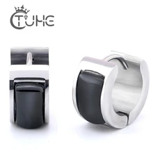 Модные Нержавеющая сталь серьги-гвоздики из керамики Керамика установка серьги женские свадебные аксессуары Для женщин в виде капель с кристаллами в форме Юбилей