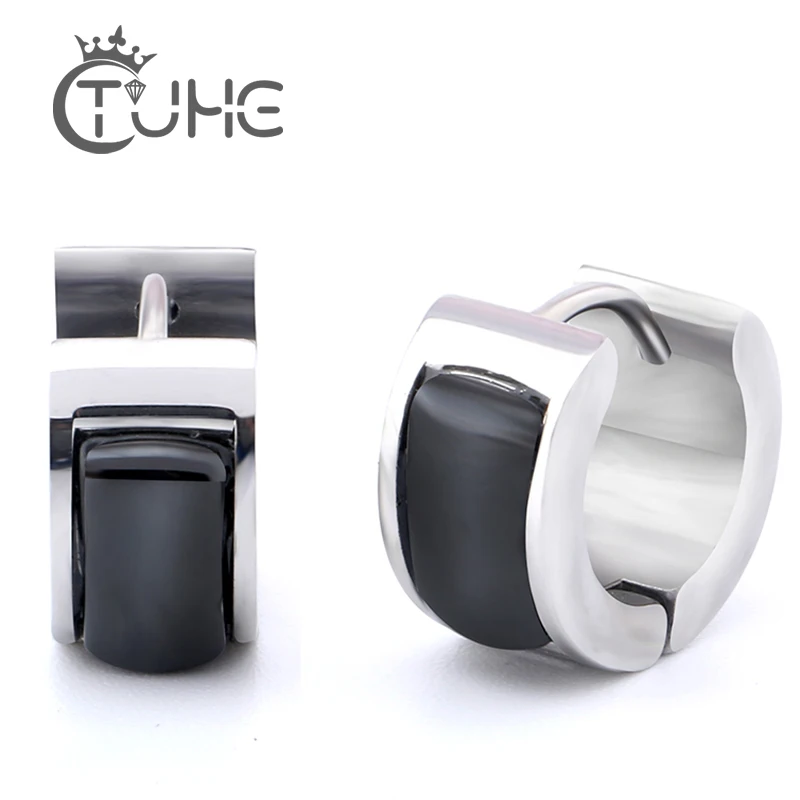 

Fashion Stainless Steel Ceramic Stud Earrings Ceramic Setting Earrings Woman Wedding Accessories Women Earring For Anniversary