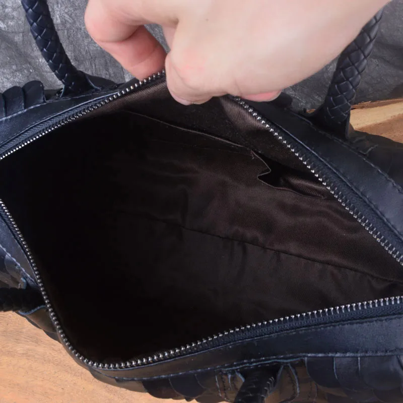 AETOO Retro fashion winter big bag portable fish scales sheepskin handbags fashion Europe shopping fashion handbags