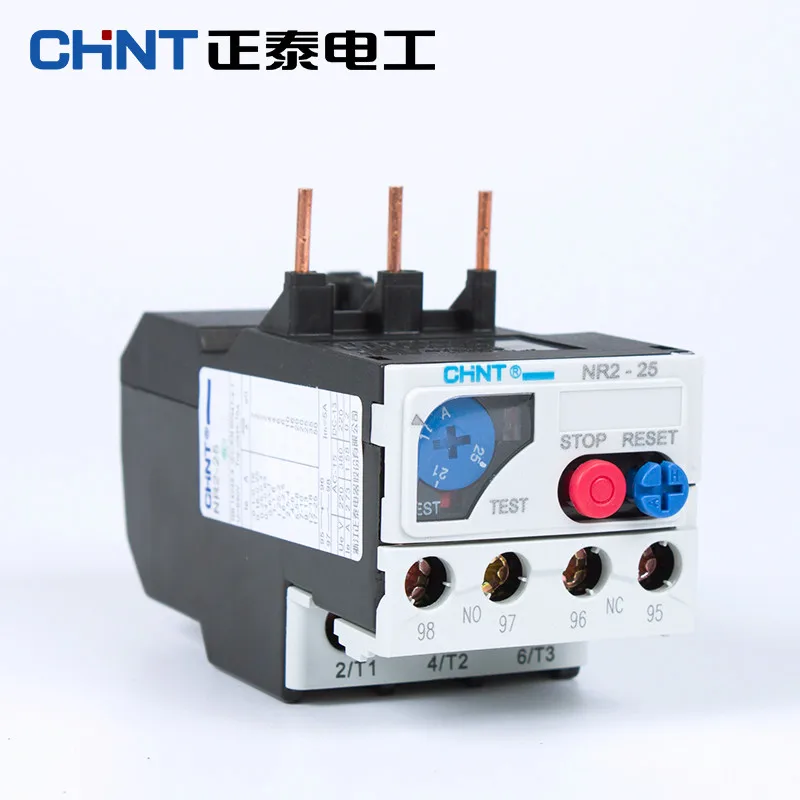 

CHINT Thermal Overload Relay Temperature Overload Protector Current Relay NR2-25/Z 0.10-0.16A 0.16-0.25A 0.25-0.4A 0.4-0.63A