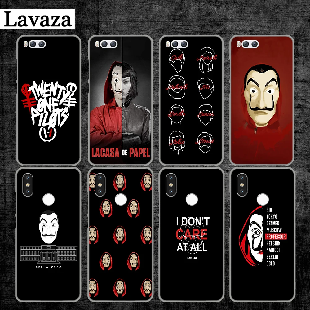 

Lavaza La Casa De Papel Money Heist Hard Case for Xiaomi MI 5 5S 6 8 9 SE Lite F1 A1 A2 5X 6X Mix 2S MAX 3