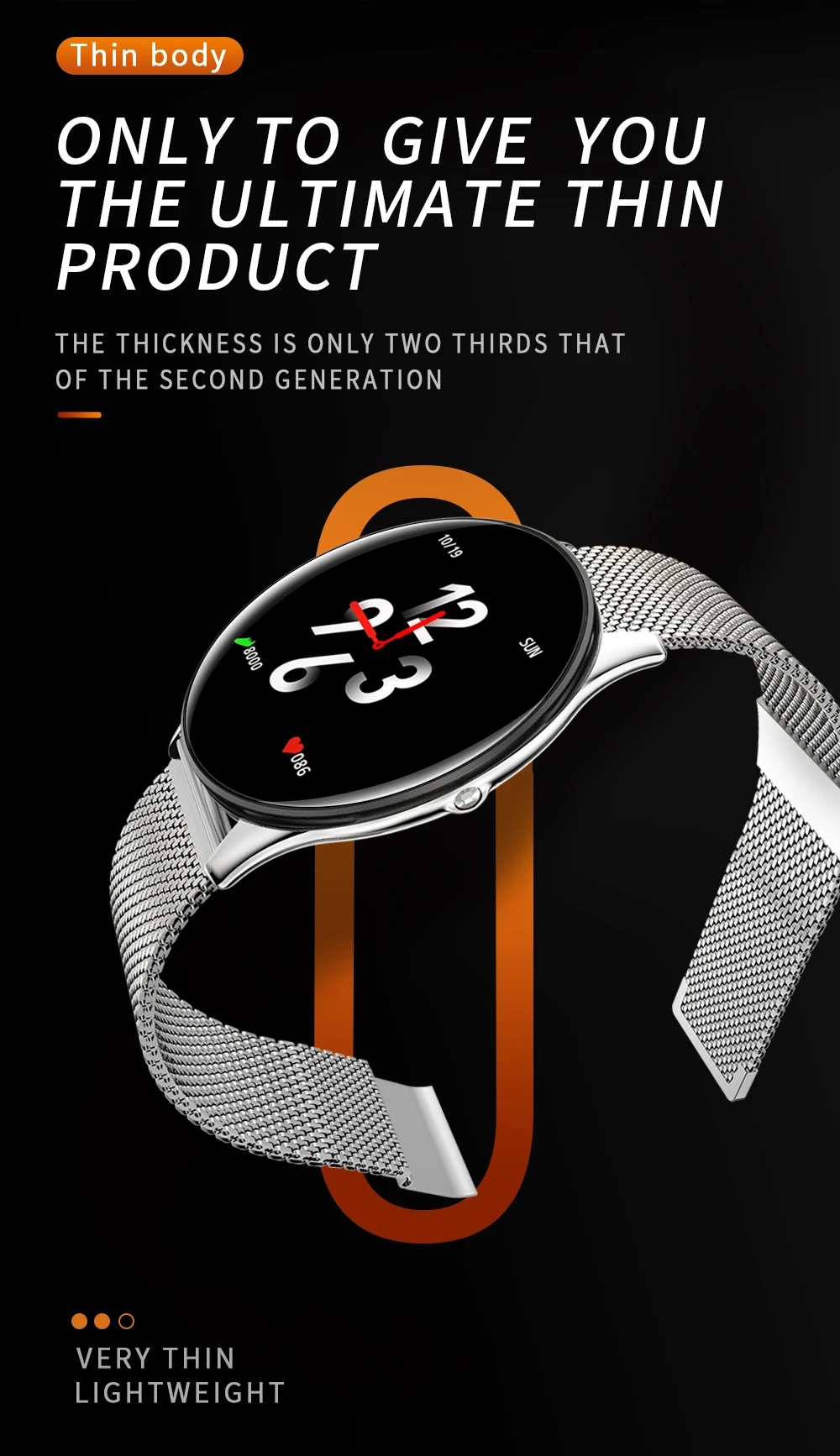 2019 Smart Watch IP68 Waterproof Activity Fitness Tracker Pace Heart Rate Monitor Smart Band SN58 LCD Tempered glass Wristwatch (2)