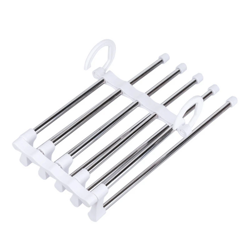 Closet Organizer Trouser Pants Ties Scarf Shawl Rack Hangers for clothes drying rack baby home decoration accessories