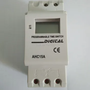 

AC250V 16A Weekly Programmable Electronic Timer timer switch AHC15A+CE+ free shipping