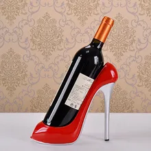 Haute Talon Chaussures Porte-Bouteille De Vin Chaussures Conception Silicone Porte-Bouteille De Vin Rack Plateau pour Partie À La Maison Restaurant