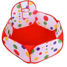 Новинка 1 метр детский задний фон для сюжетной детской фотосъемки с бассейн с шариками, Игровая палатка в/на открытом воздухе домик для детей играть в хижине бассейн с игровой корзиной палатка