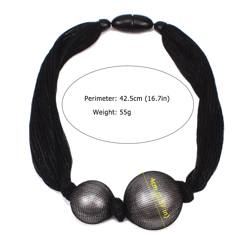 MANILAI Big Simulated Pearl Necklaces For Women 2019 Chunky Collar Choker Big Ball Pendant Necklace Statement Female Jewelry