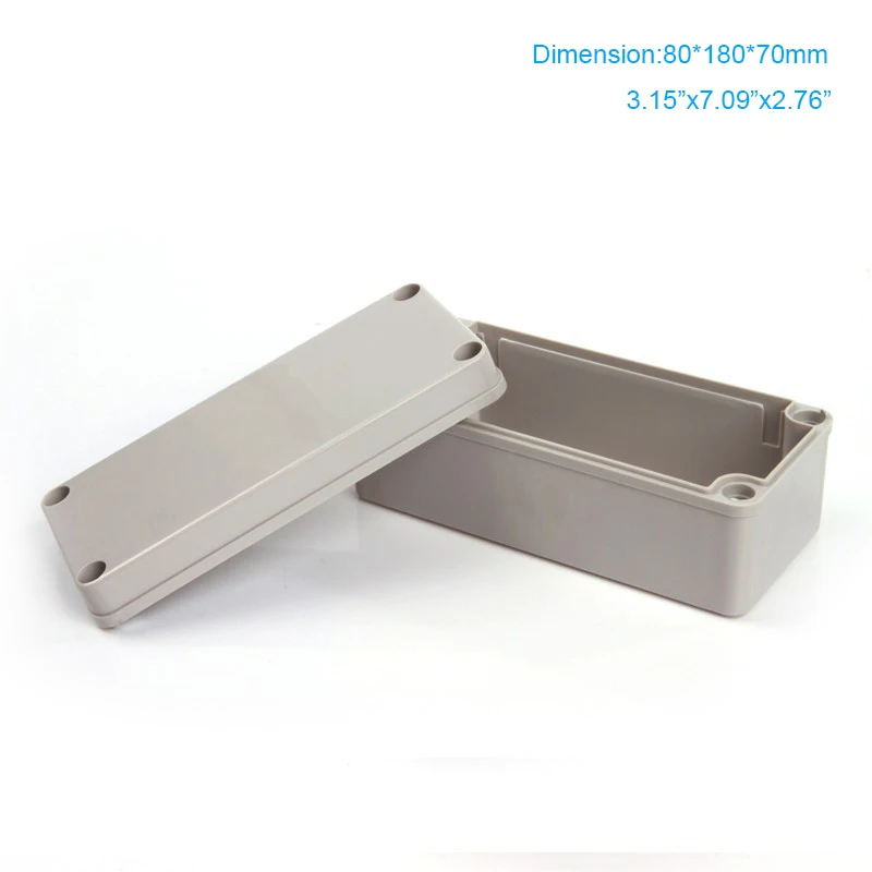 waterproof ABS plastic electrical box 80*180*70mm junction boxbox