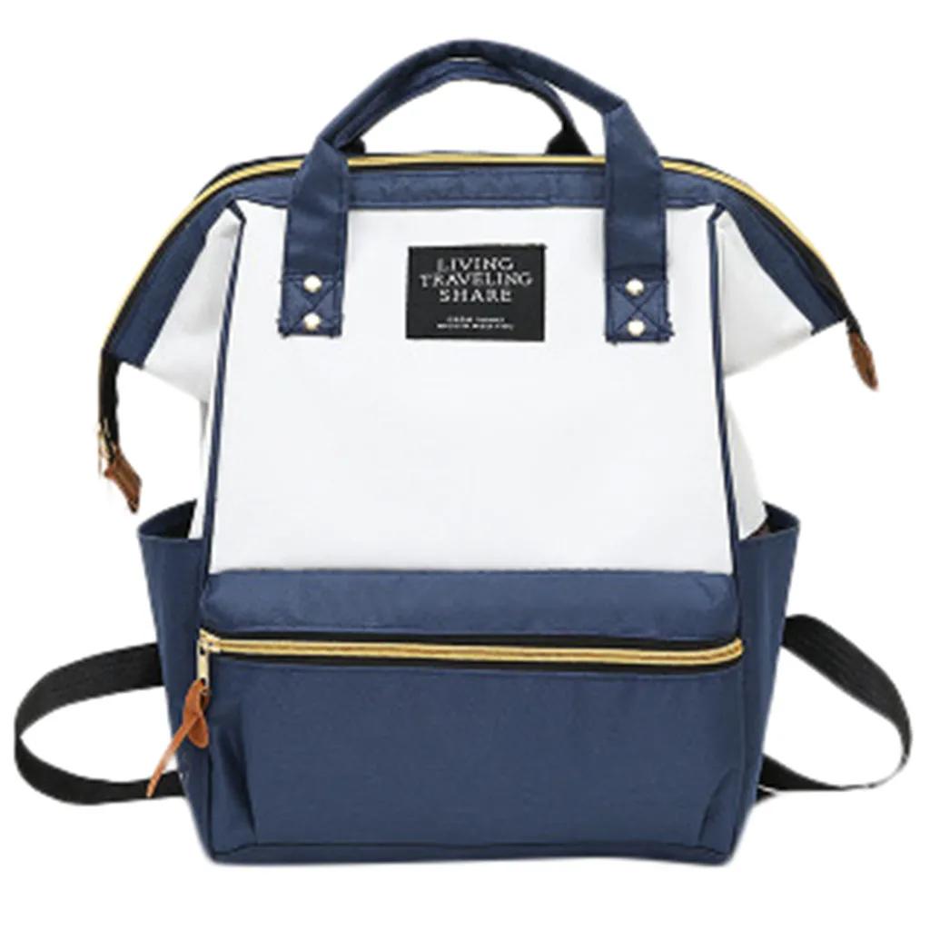 Рюкзак для отдыха, путешествий, унисекс, Одноцветный рюкзак, школьная дорожная сумка, двойная сумка на плечо, сумка на молнии