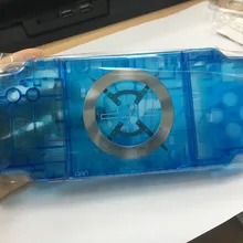 Прозрачный синий цвет для psp 3000 psp 1000 2000 3000 корпус игровой консоли Замена Полный Корпус чехол с кнопками комплект