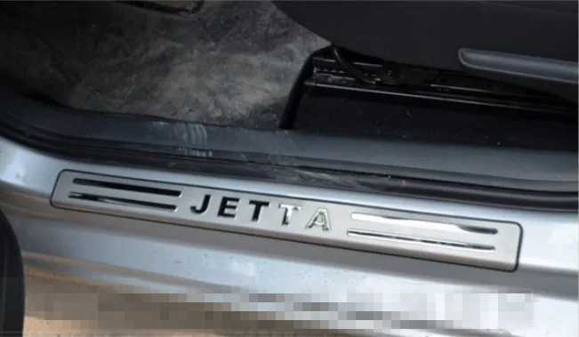 

for Jetta 6 Mk6 2010 2011 2012 2013 Side Door Sill Threshold Scuff Plate Cover 4pcs