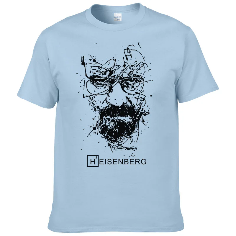 Новая мода Breaking Bad футболки Для мужчин Гейзенберг Camisetas Hombre Для мужчин прохладный Футболка Топы корректирующие хлопковая футболка с коротким рукавом#191