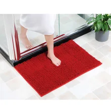 Одноцветное Цвет плюшевые коврик из синели ковер Спальня диван обычный коврики коврик для Гостиная Кухня ковров дверной коврик 38*58 см 10 Цвета