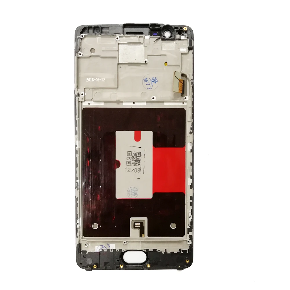 ЖК дисплей для oneplus 3 T A3010 Дисплей Сенсорная панель стекла Экран планшета с рамкой