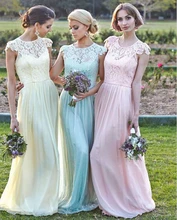 50 S Style Wedding Dress And Get Free Shipping On Aliexpress Available Bridesmaid Dresses Lace Chiffon Long Styles Blue Wedding Party Under 50 On