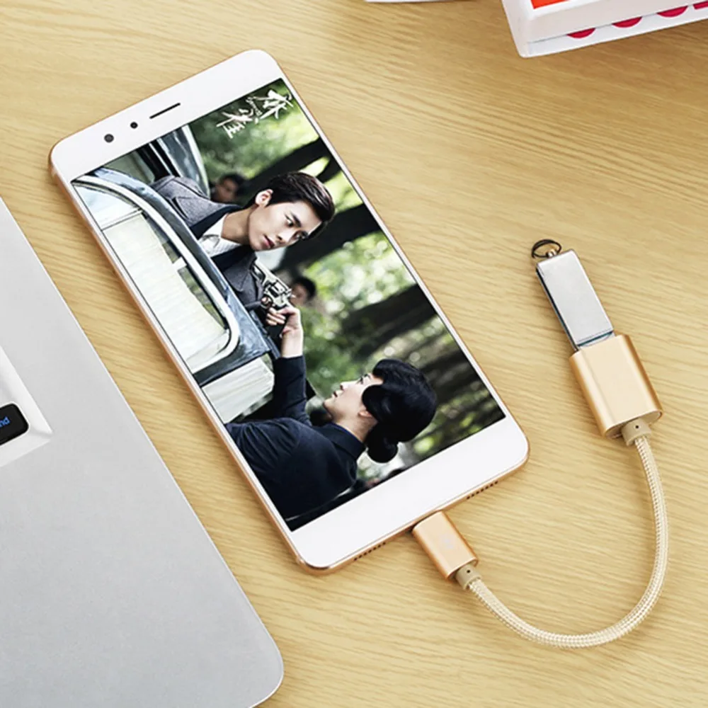 Металл USB C 3,1 Тип C штекерным USB OTG Женский синхронизации данных конвертер Кабель-адаптер