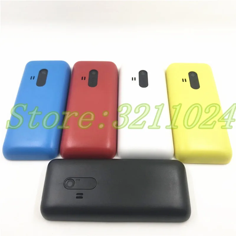 Задняя Крышка аккумуляторной батареи для Nokia 220 передняя и средняя рамка чехол с