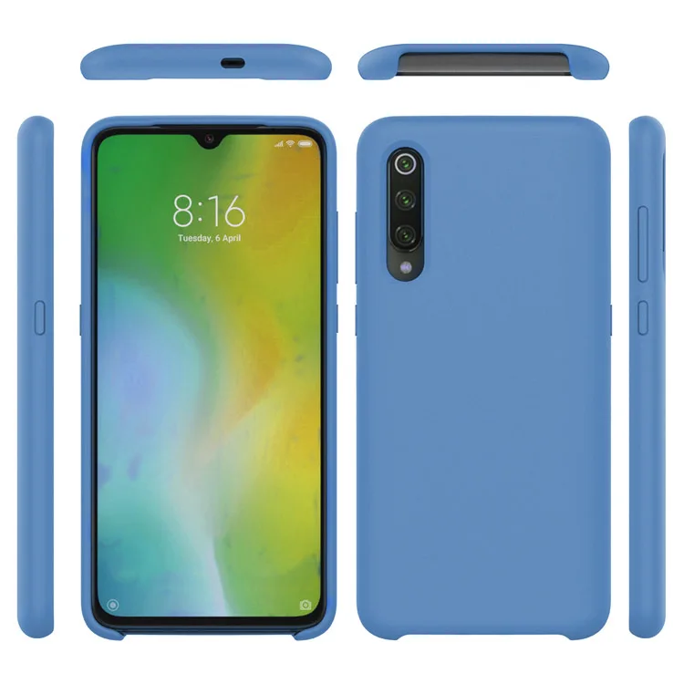 Чехол для Xiaomi Redmi Mi 6, 8, 9, 6A, 5A, 5, S2, Note 4, 4X, жидкий силиконовый чехол для телефона, Официальный резиновый мягкий на ощупь защитный чехол