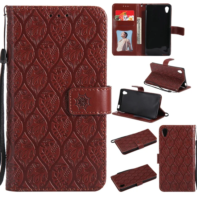 $US $5.96 Luxury PU Leather Wallet Funda for Cover Sony Xperia M4 Aqua Case Coque Sony M4 Aqua Silicon Back c