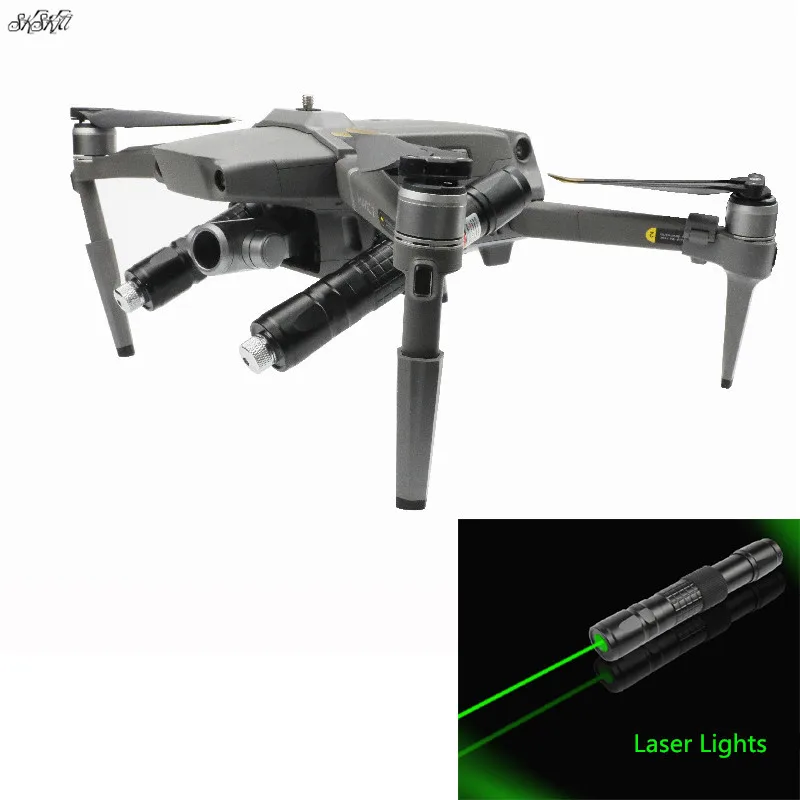 

Drone Night flight Laser Lights Searchlight & landing gear Extended bracket Support for GoPro 7 6 5 for DJI mavic 2 pro / zoom