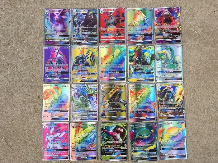 300 шт карточные настольные игры Poke Flash GX EX Мега дрессировочные карты Charizard Mew для детских игрушек