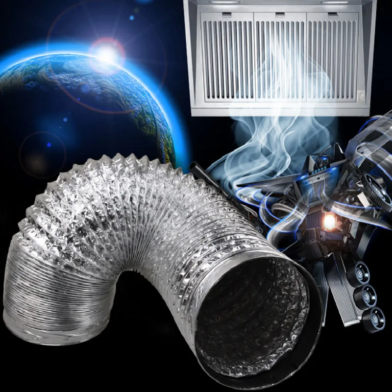 

scalable length 2meter inner diameter 153MM 163MM 173MM 183MM hose plumbing pipe for Lampblack machine ventilator free shipping