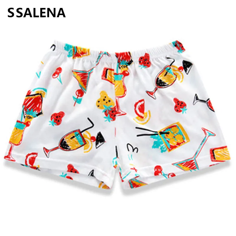 

Girls Shorts Summer Children Cotton Pants Kids Casual Loose Beach Shorts Boys Cartoon Print Trousers Toddler Clothing 2-10Y