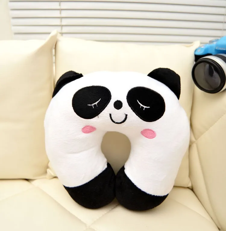 2014 new hot Cute Cartoon Panda Pattern Design Travel car home pillow U