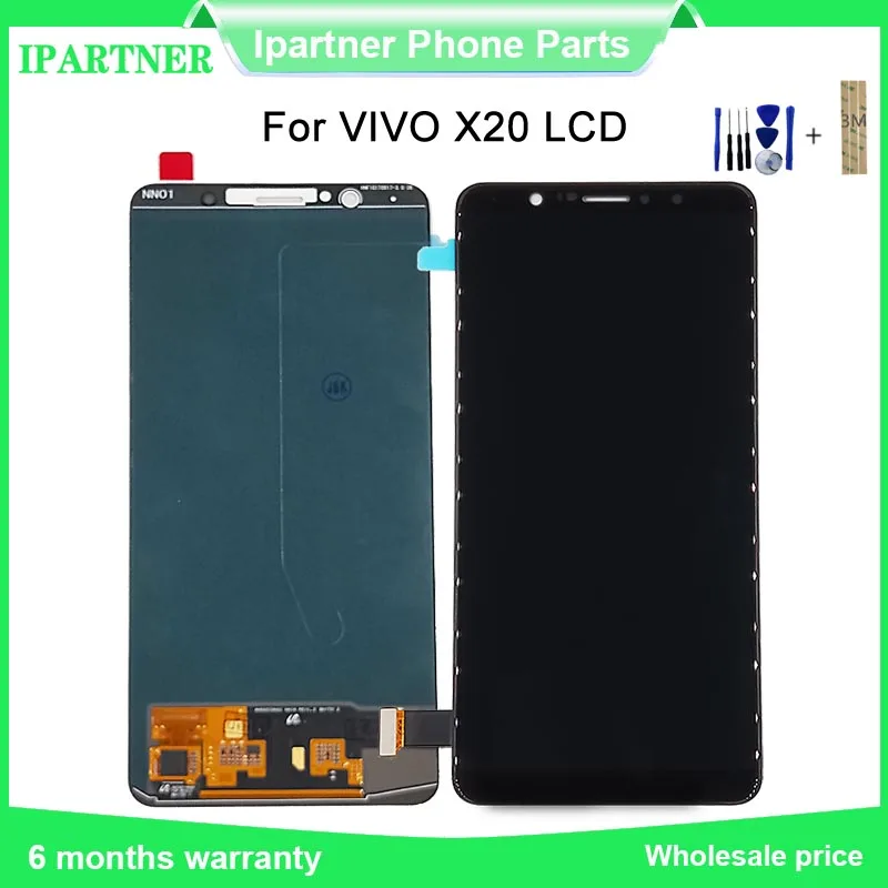 

6.0 Inch for Vivo X20 LCD Display Touch Screen Digitizer Assembly Replacement Parts for Vivo X20 with Free Tools Fast Delivery