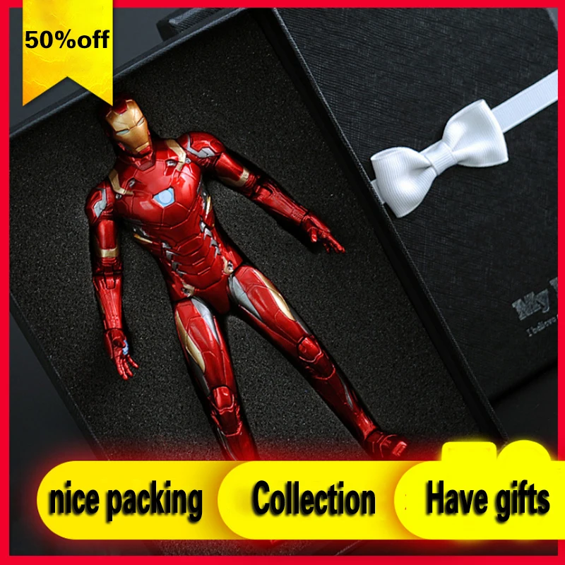 

Marvel Avengers Toys Buster Hero Iron Man Captain America Surprise captain Black Panther Spiderman flashing Action Figure toy