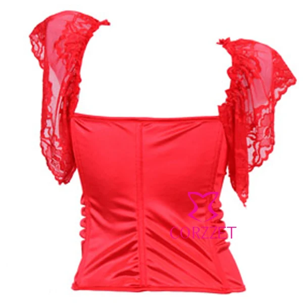 Женский кружевной корсет на бретельках с коротким рукавом|lingerie cup|corset shirtlingerie