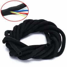 5mm X 3 Meter Nylon Sleeve Black Wrap Braided Cable Sleeving General Wire for Wiring Cable/Pipe Hose Protection uxcell 12 meters length 10mm width nylon braided expandable sleeving cable harness wire cable protection