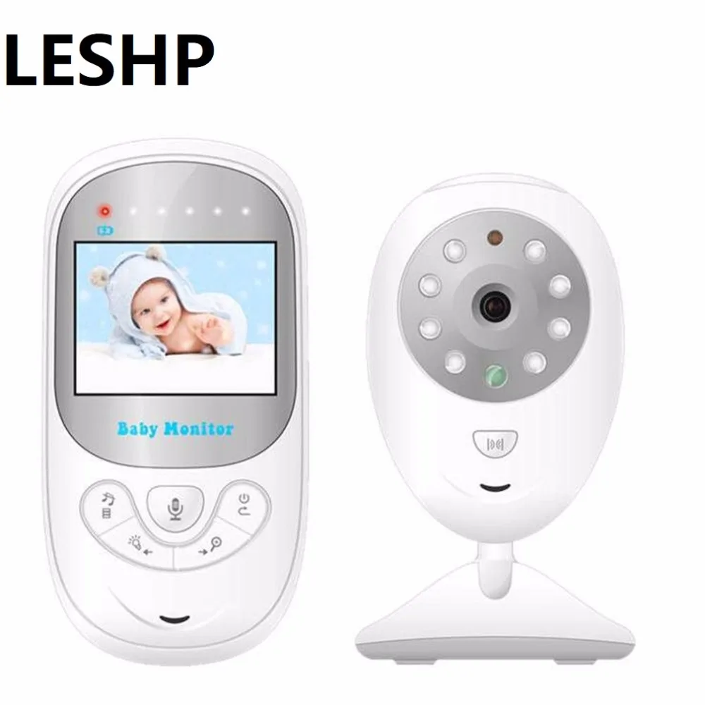 

LESHP 2.4 Inch Wireless Baby Monitor Temperature Monitoring Camera support Two Way Voice Talk & night vision Soft night light