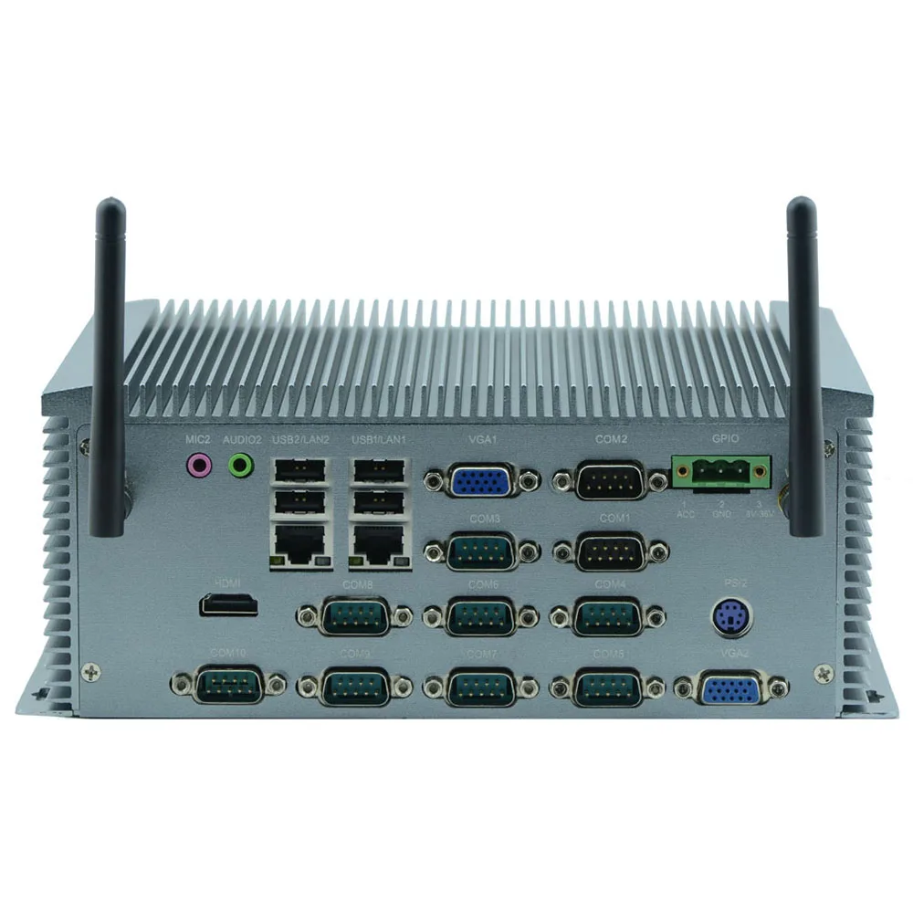 Partaker Industrial PC Q6 With 10 COM COM3  to COM6 support RS485 2 LAN SIM Card Slot  (7)