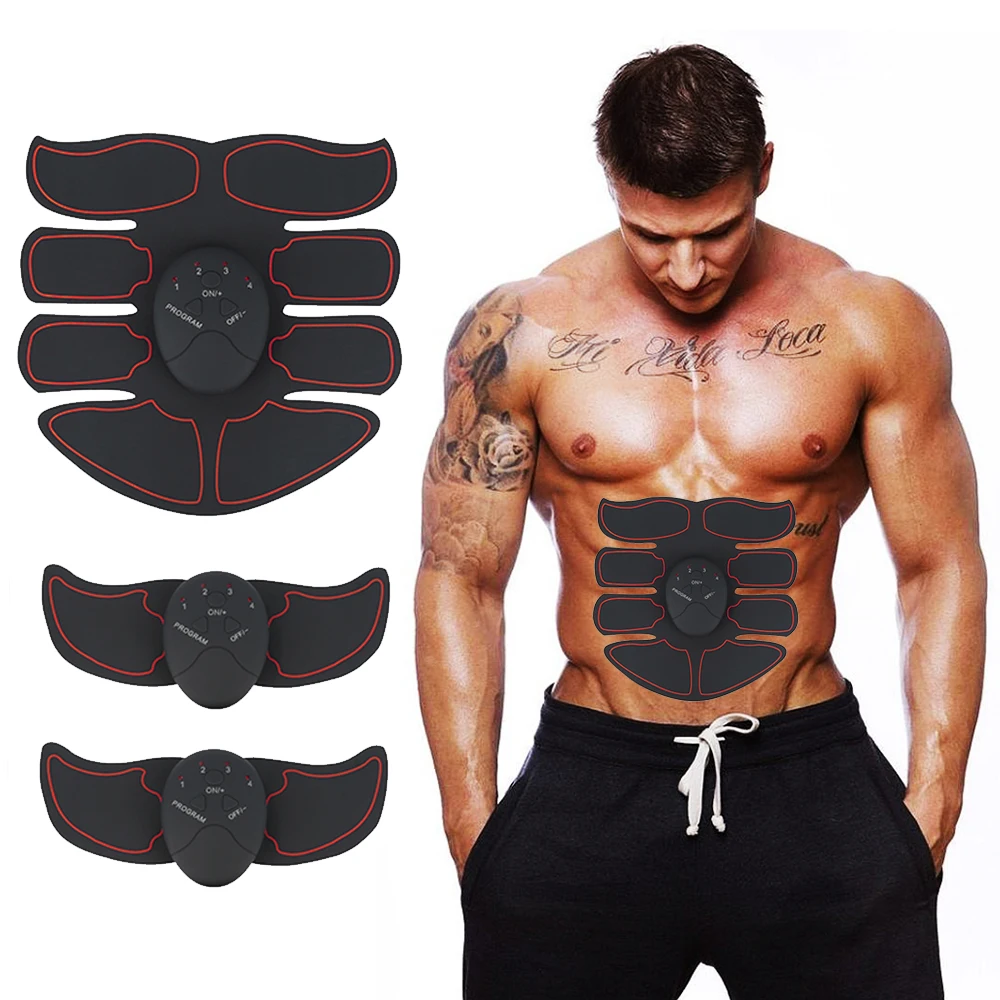 LCD ABS Stimulator EMS Trainer Bauchmuskeltrainer Trainingsgerät Muscle Pad D8R0 