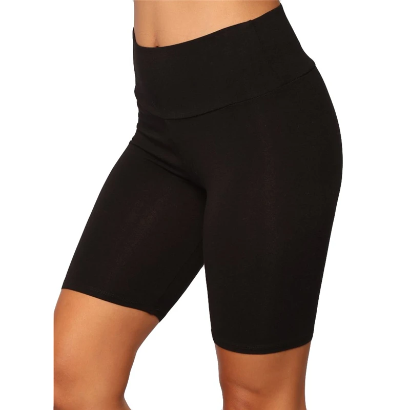 High Waist Elasticity Yoga Shorts Sport Leggings Workout Out Pocket Leggings Fitness Sports Gym Running Yoga Athletic Shorts A