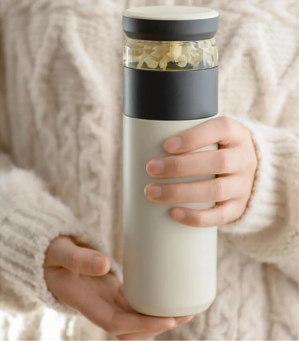 2019 Xiaomi Fun Home 520ML Thermos Water Bottle Double Wall Stainless Steel 316 Vacuum Flasks Thermos Bottle Tea Infuser (9)