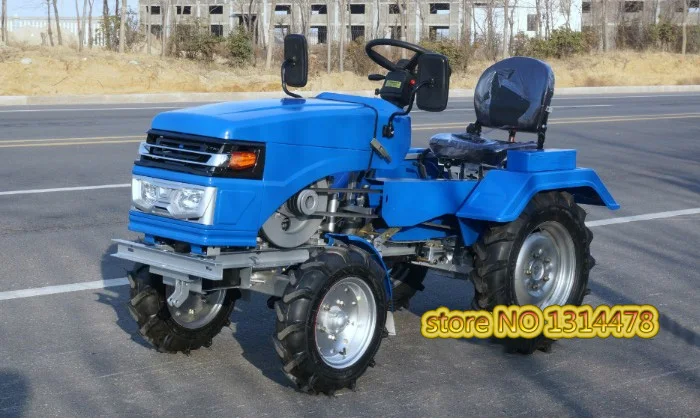 12HP четырехколесный трактор сельскохозяйственный культиватор трактор повышает эффективность работы колеса отслеживаемая машина