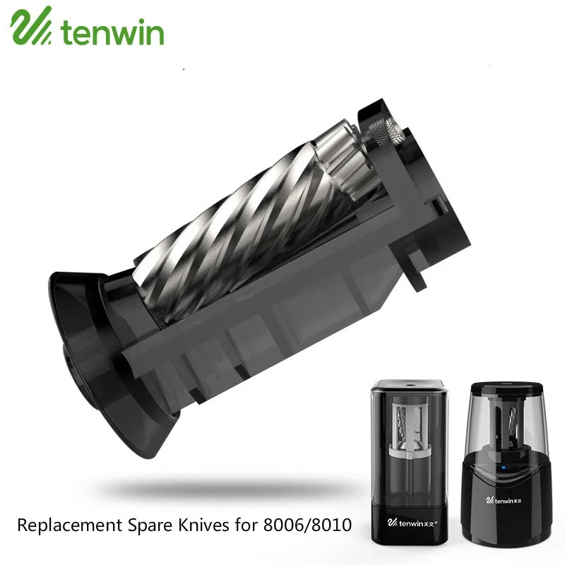 Tenwin Mechanical Electric Pencils Sharpeners Replacement Helical Blade