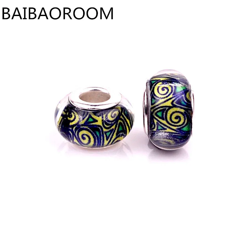 

1PCS wholesale jewelry design exchange resin beads DIY fit pandora bracelet beads trade creative jewelry