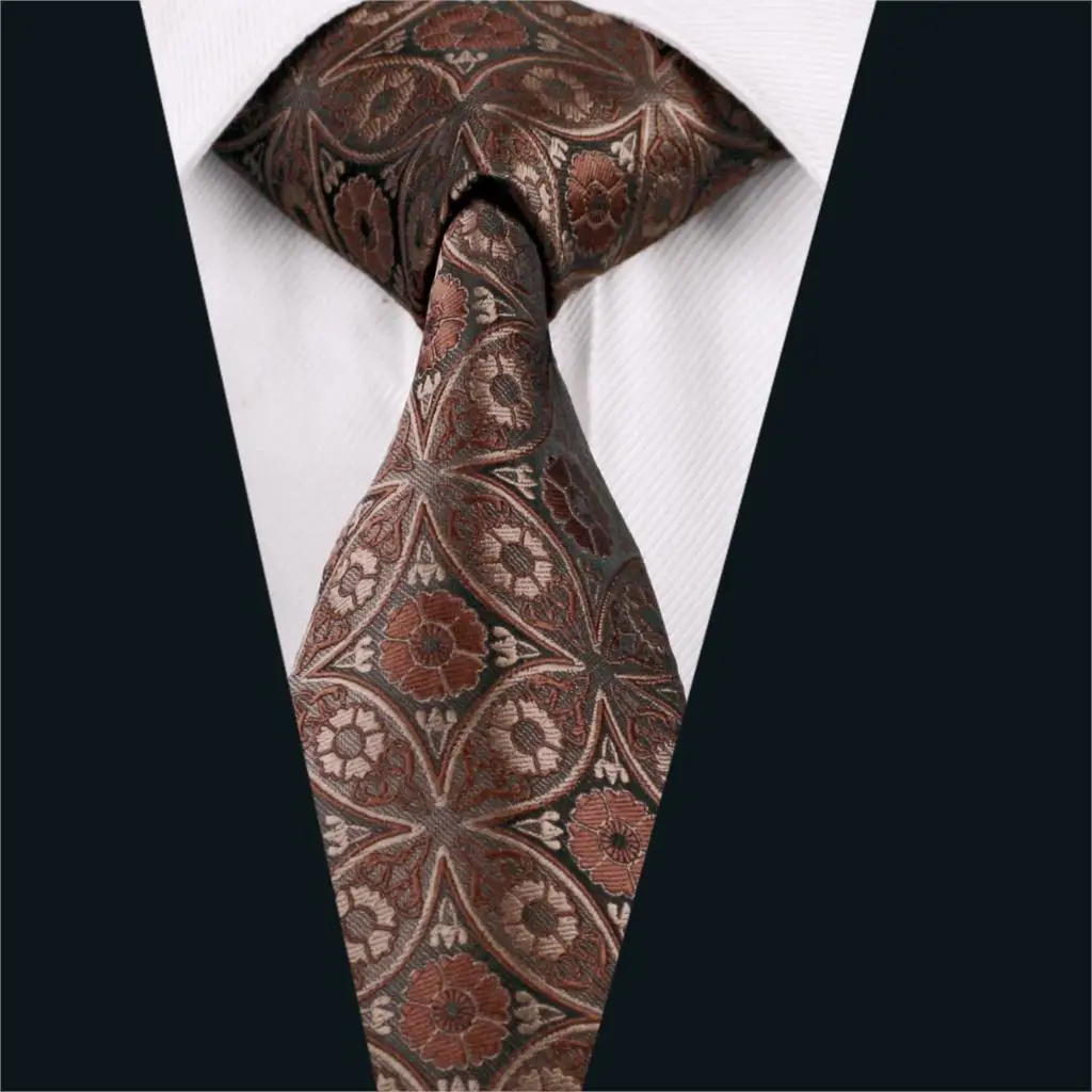 mens silk floral ties