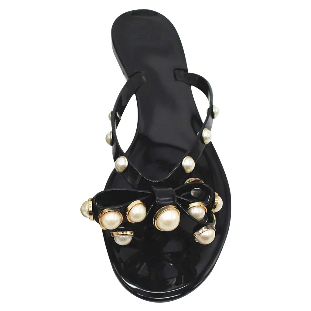 

Sandals Ladies 2019 Women's Fashion Flat SLIP-ON Shoes Open Toe Shorts Beach Shoes Heel Open Moccasins Crystal Slippers Sandals