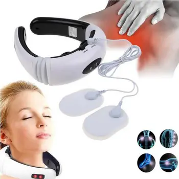 

Neck Massager Cervical Far Infrared Heating Therapy Wireless Remote Control