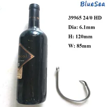 39965 24/0 Нержавеющая сталь Тунец Круг рыбы Крючки Нержавеющая сталь большой Тунец Круг Крючки