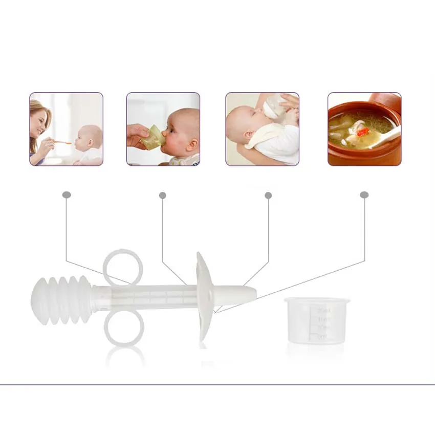 10 мл силиконовая пластиковая детская медицина капельница жидкая пищевая капельница детский шприц для выдавливания кормушка Кормление посуда