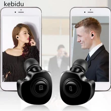 Kebidu 2 в 1 Ture беспроводные наушники Bluetooth V 4,1 наушники-вкладыши мини Близнецы Bluetooth наушники TWS стерео беспроводные наушники